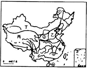 【推荐1】读我国四大地理区域分布图,完成下面小题.