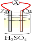 图是铜-锌原电池原理图