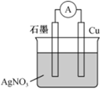 化学兴趣小组设计了一个简易原电池装置如图所示,反应原理为 cu 2agno