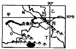 青藏地区的耕地主要集中在河谷地之中,其主要原因是