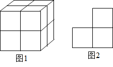 个小正方体后的几何体的主视图和左视图都是图2所示图形.